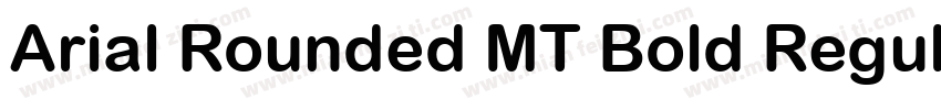 Arial Rounded MT Bold Regular字体转换